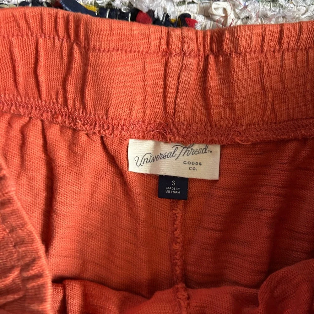 Universal Thread Burnt Orange Lounge Tee and Shorts Set M/S - Picture 5 of 7